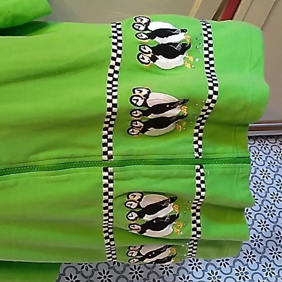 Morgan Cole vintage penguin 🐧 zipper shirt - Picture 2 of 4